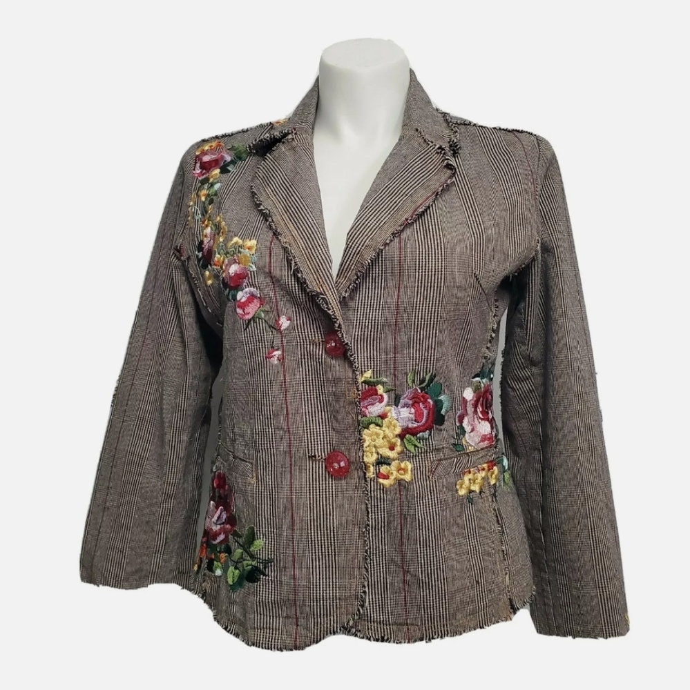 Db Sport Jacket Blazer Size XL  Embroidered